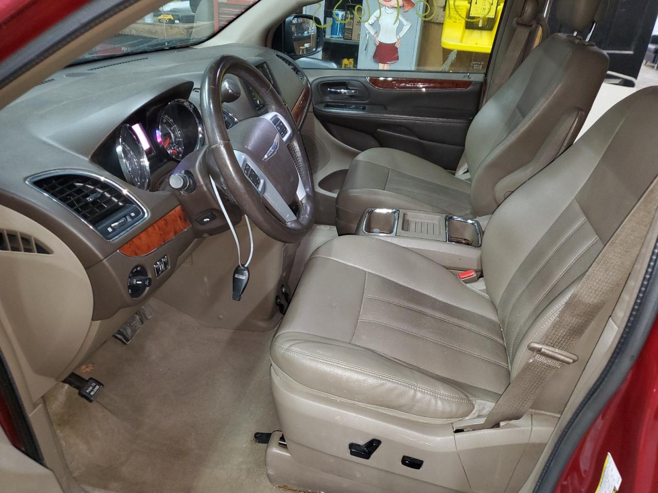2014 Chrysler Town & Country Touring L Красный vin: 2C4RC1CG7ER169748