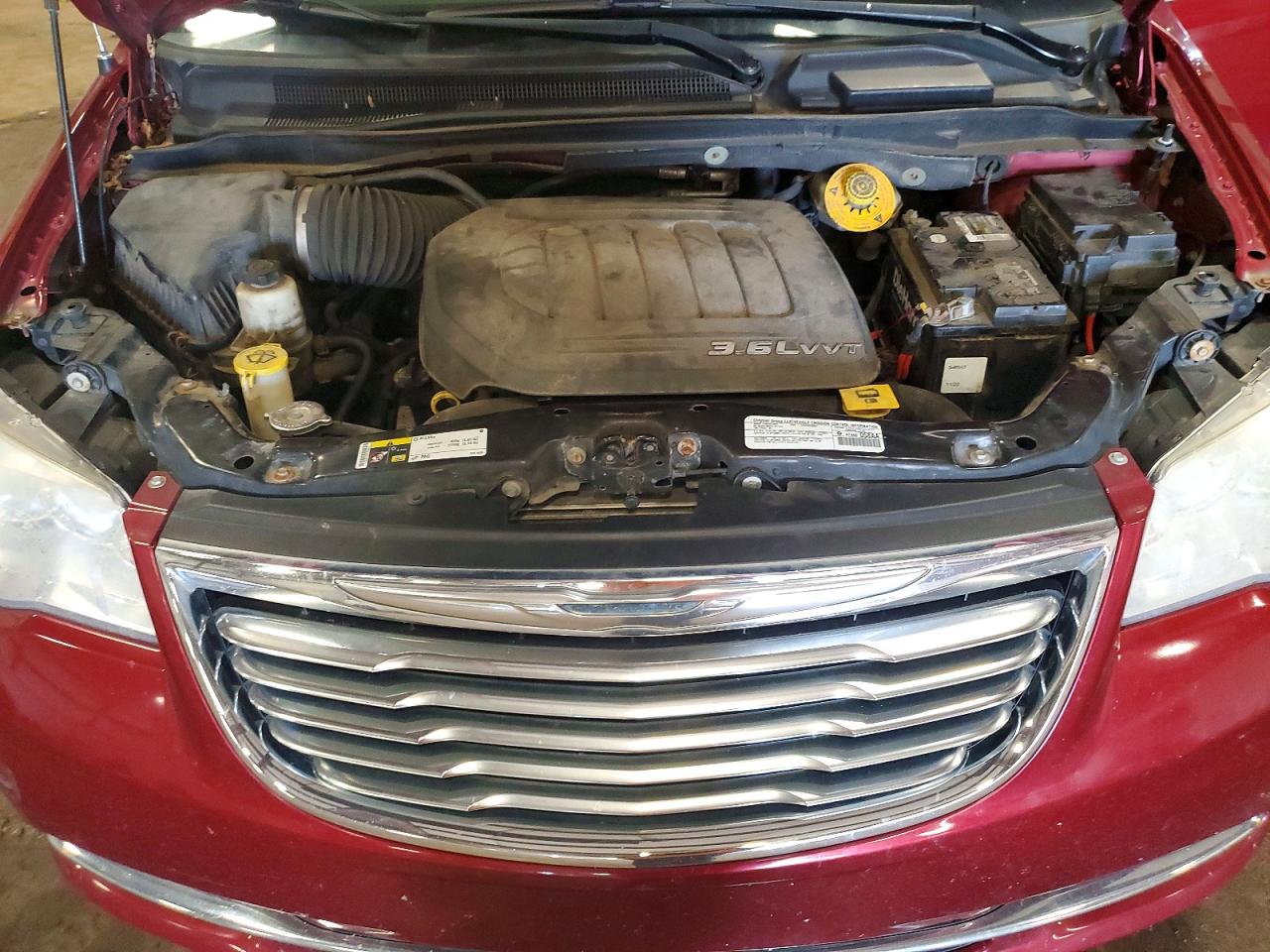 2014 Chrysler Town & Country Touring L Красный vin: 2C4RC1CG7ER169748