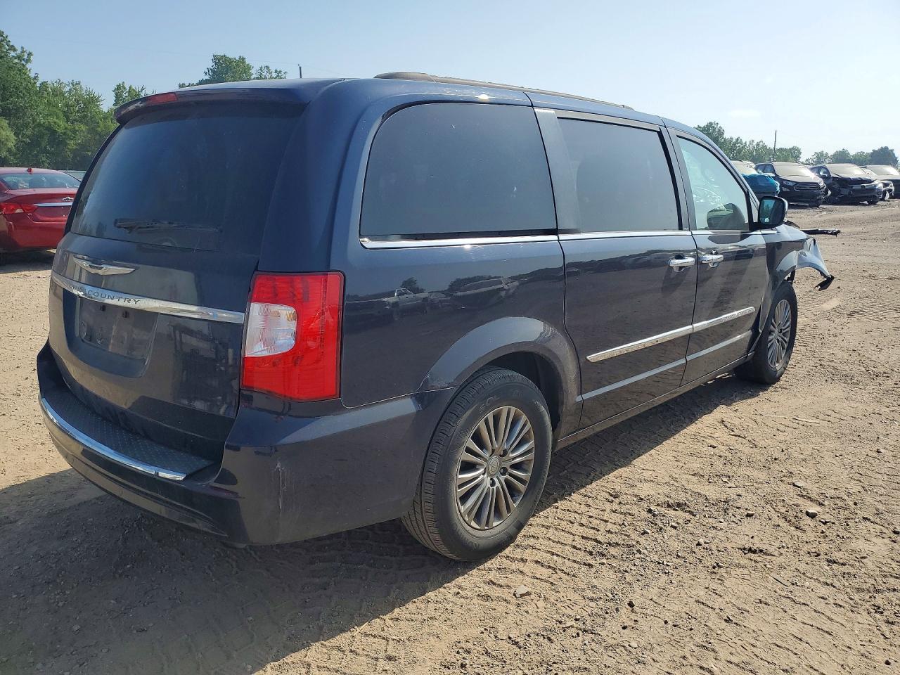 2014 Chrysler Town & Country Touring L Blue vin: 2C4RC1CG7ER260857