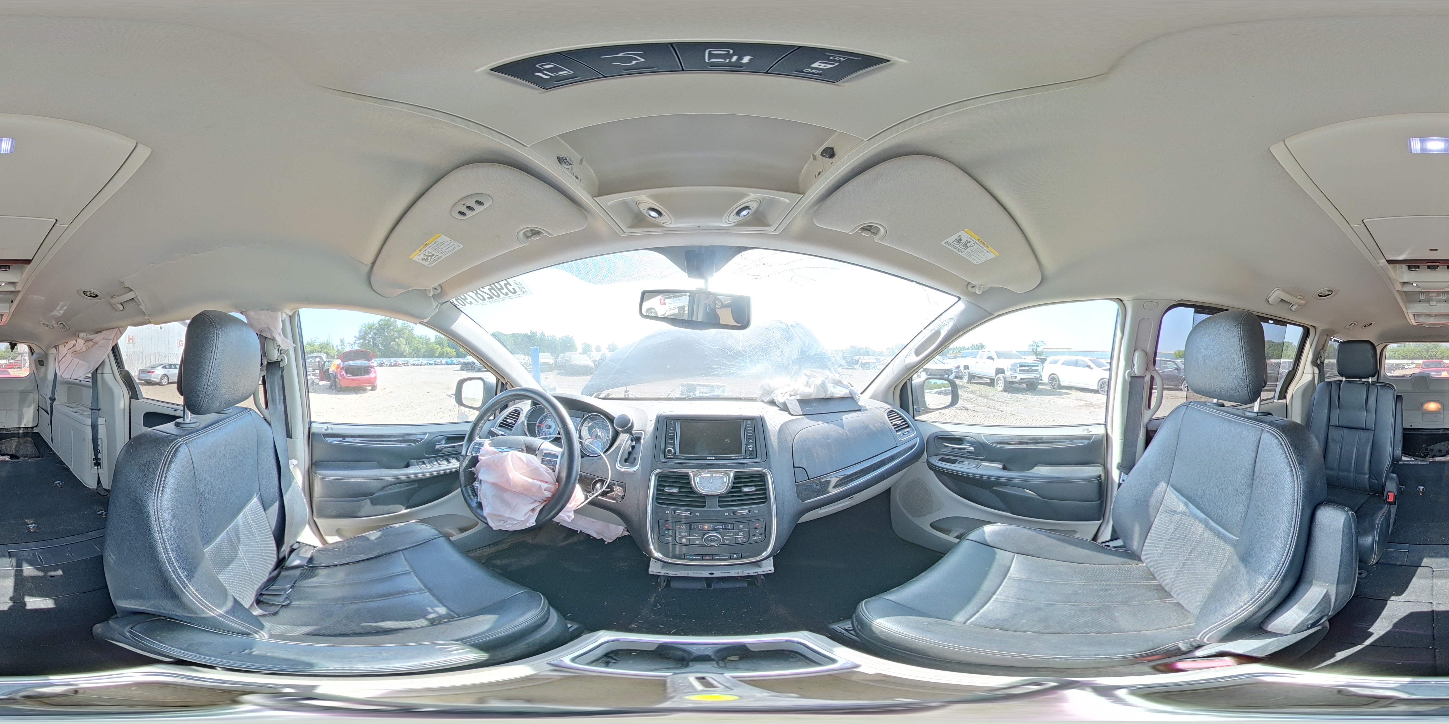 2014 Chrysler Town & Country Touring L Blue vin: 2C4RC1CG7ER260857