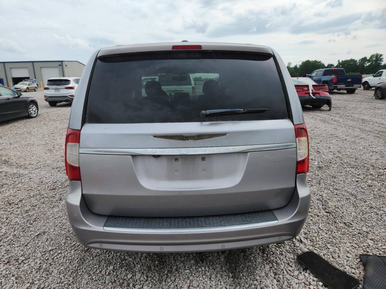 2014 Chrysler Town & Country Touring L Silver vin: 2C4RC1CG7ER365298