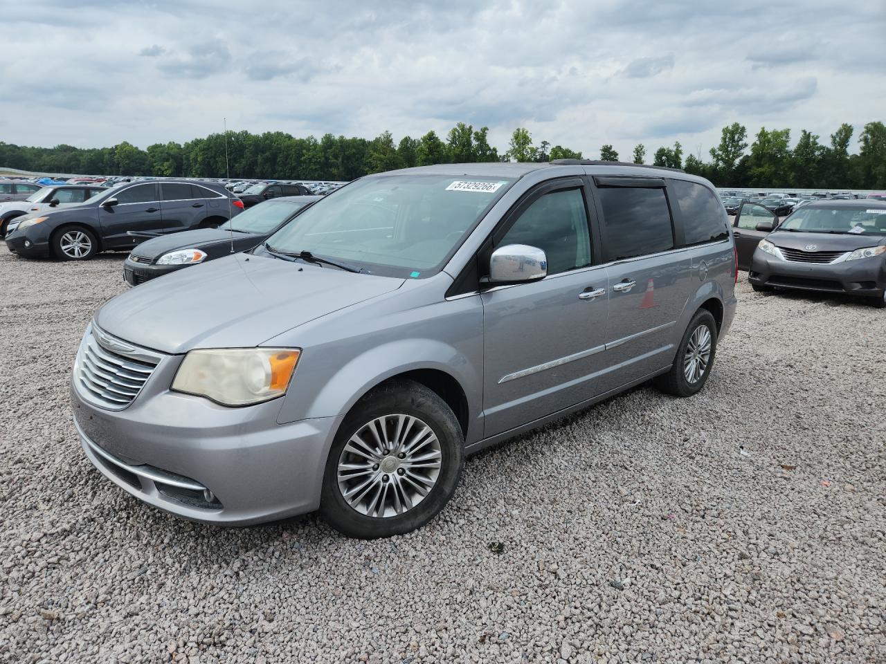 2014 Chrysler Town & Country Touring L Silver vin: 2C4RC1CG7ER365298