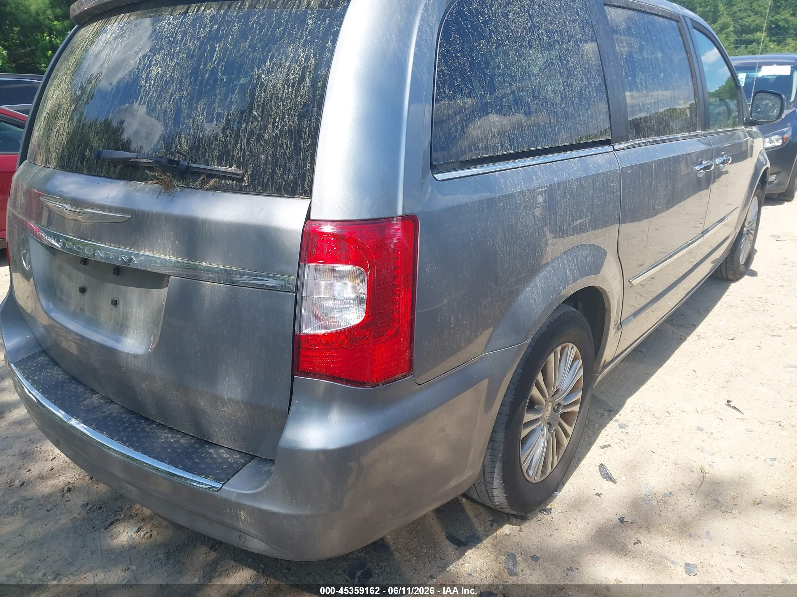 2015 Chrysler Town & Country Touring-l Серый vin: 2C4RC1CG7FR673962