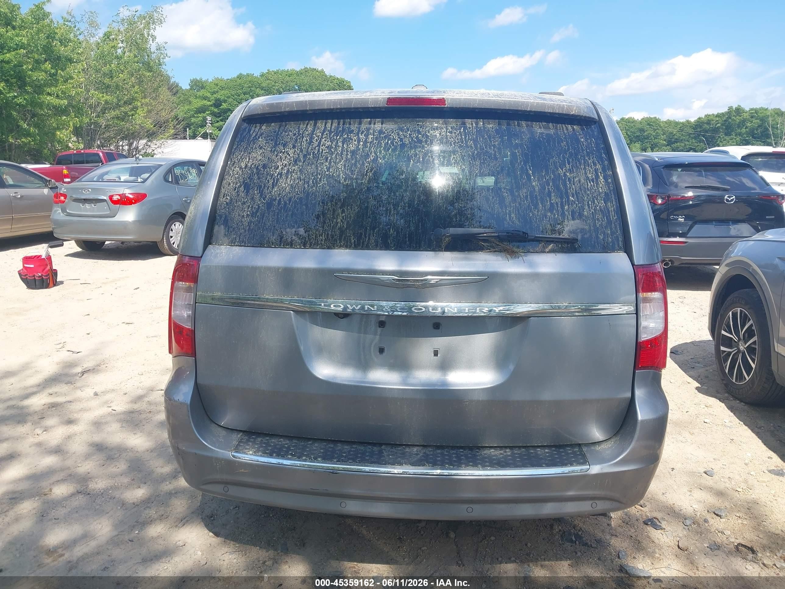 2015 Chrysler Town & Country Touring-l Серый vin: 2C4RC1CG7FR673962