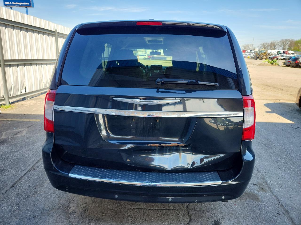 2012 Chrysler Town & Country Touring L Black vin: 2C4RC1CG8CR410486