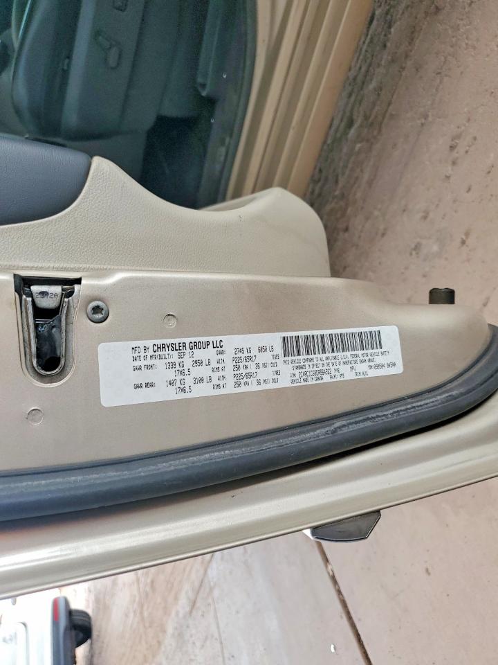 2013 Chrysler Town & Country Touring L Gold vin: 2C4RC1CG8DR564522