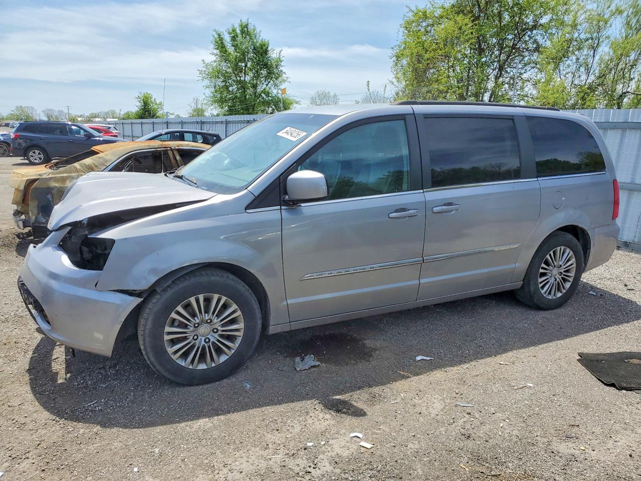 2013 Chrysler Town & Country Touring L Silver vin: 2C4RC1CG8DR784968