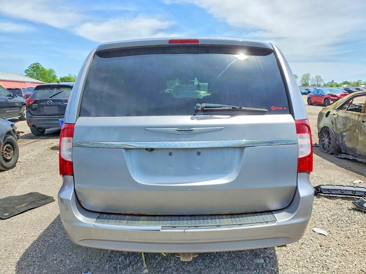 2013 Chrysler Town & Country Touring L Silver vin: 2C4RC1CG8DR784968