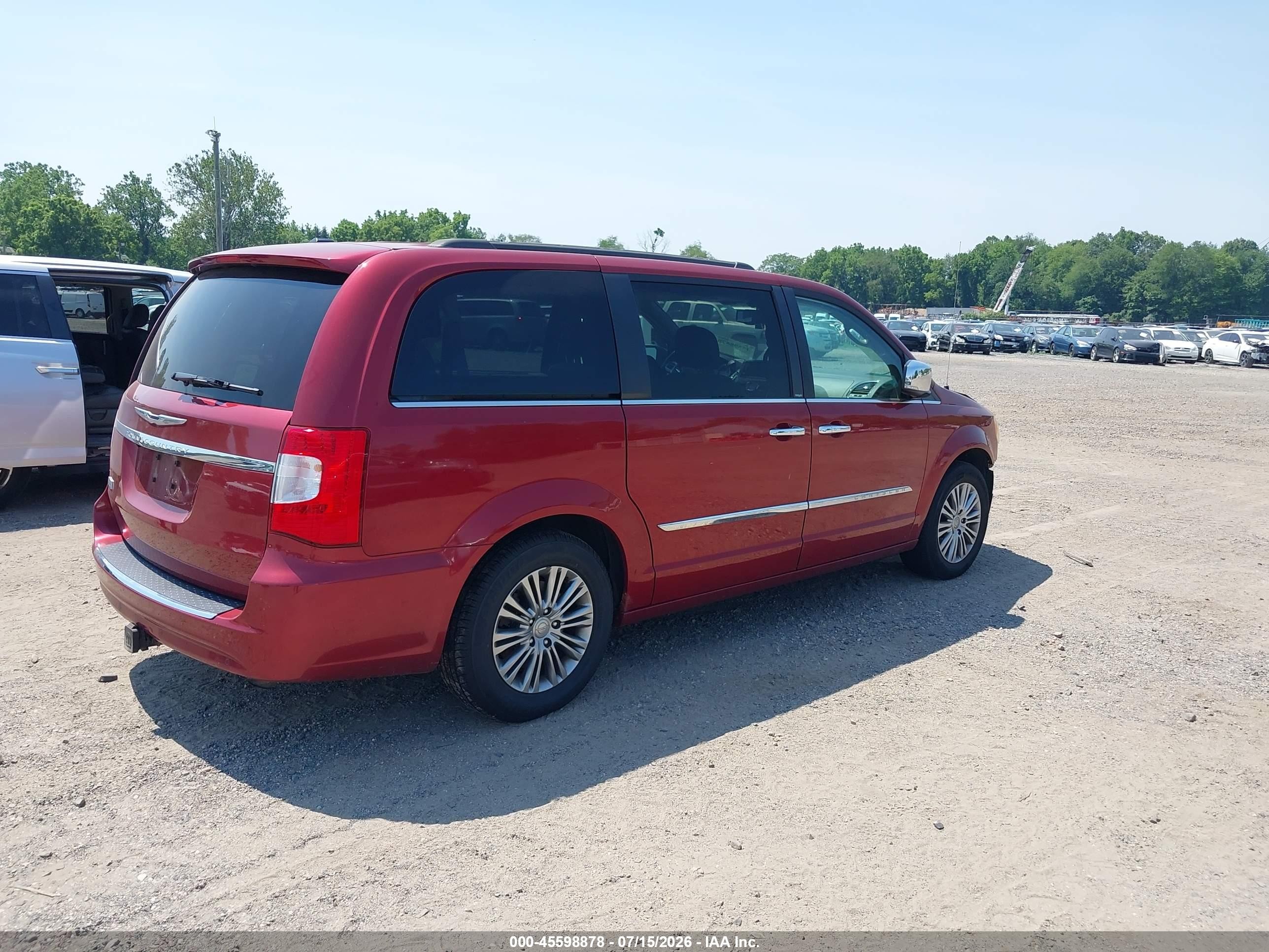 2014 Chrysler Town & Country Touring-l Beige vin: 2C4RC1CG8ER108554