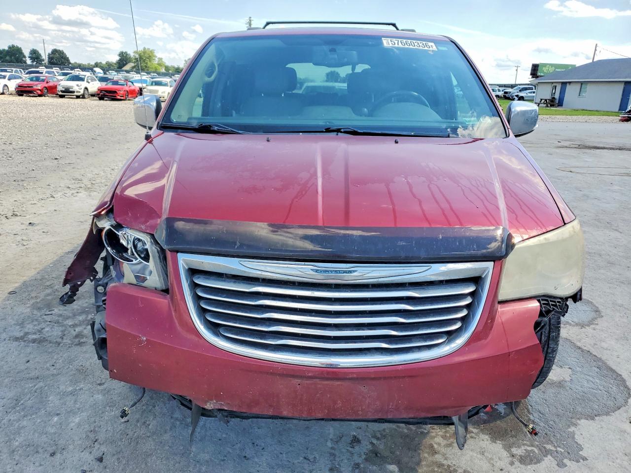 2014 Chrysler Town & Country Touring L Red vin: 2C4RC1CG8ER257207