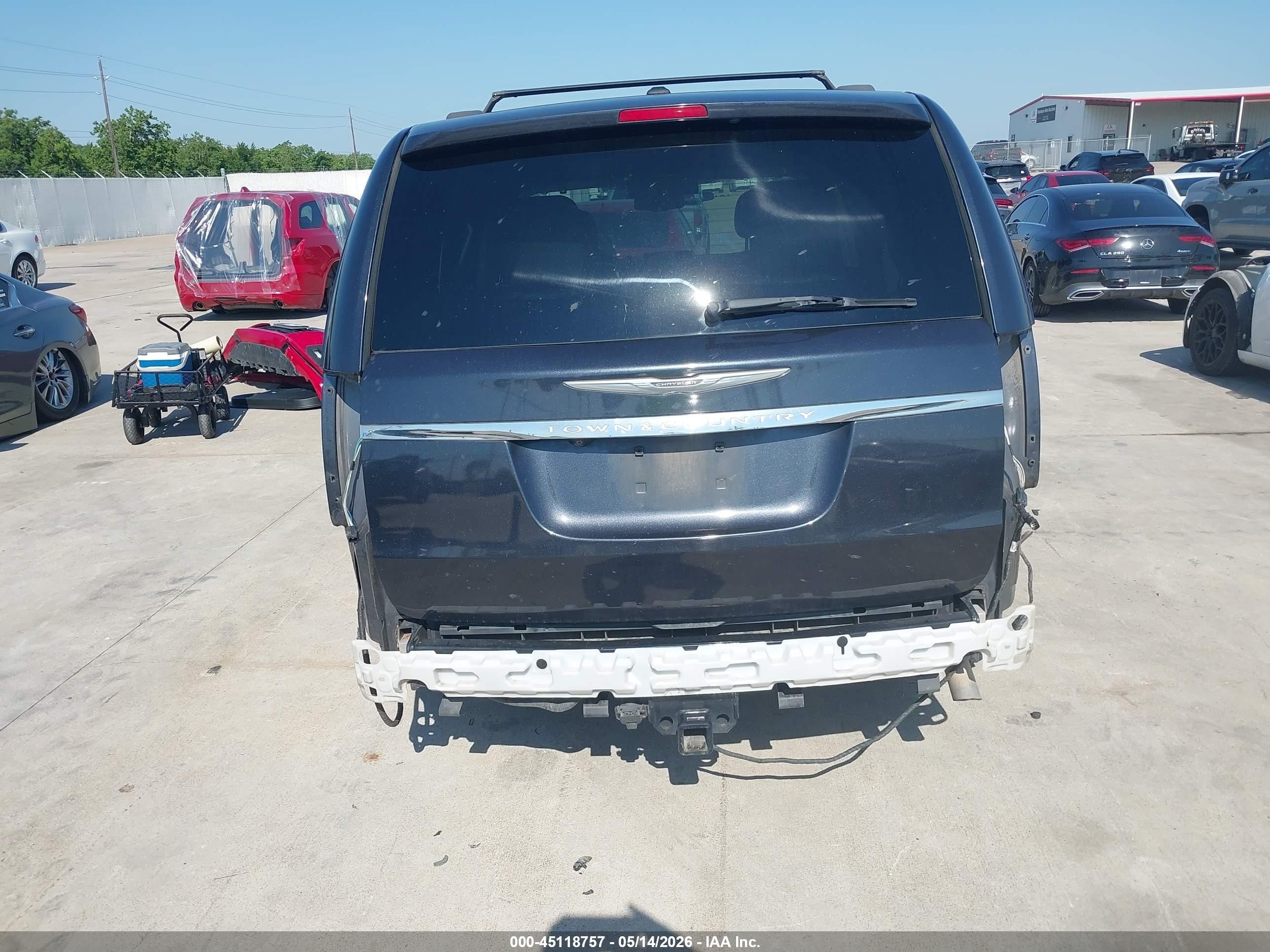 2014 Chrysler Town & Country Touring-l Blue vin: 2C4RC1CG8ER454006
