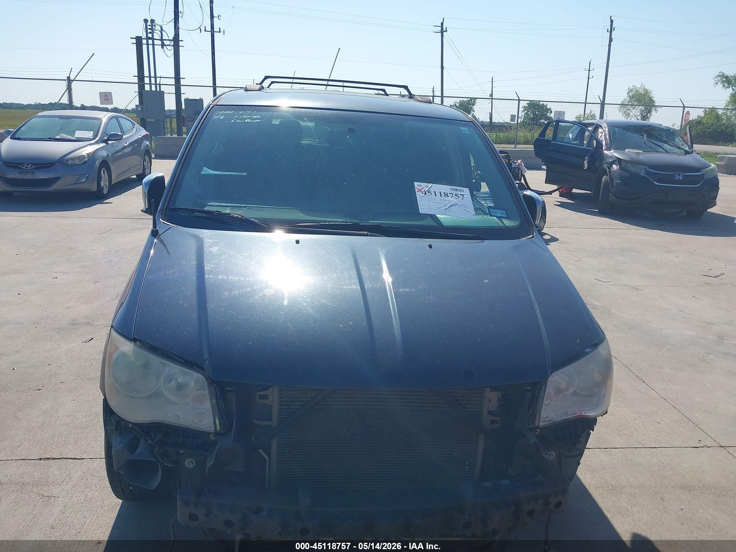 2014 Chrysler Town & Country Touring-l Blue vin: 2C4RC1CG8ER454006