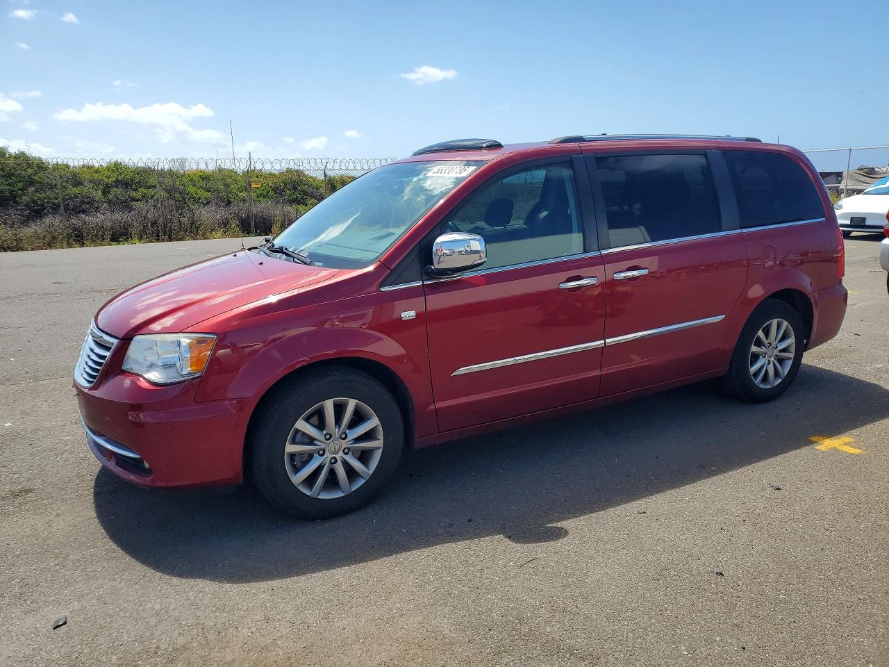 2014 Chrysler Town & Country Touring L Red vin: 2C4RC1CG8ER464177
