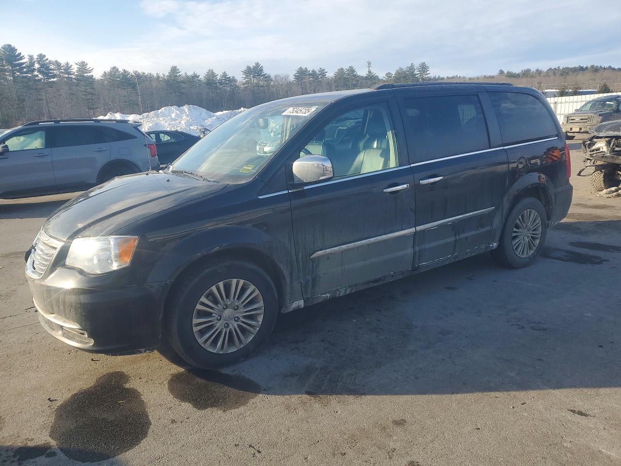 2015 Chrysler Town & Country Touring L Black vin: 2C4RC1CG8FR563518