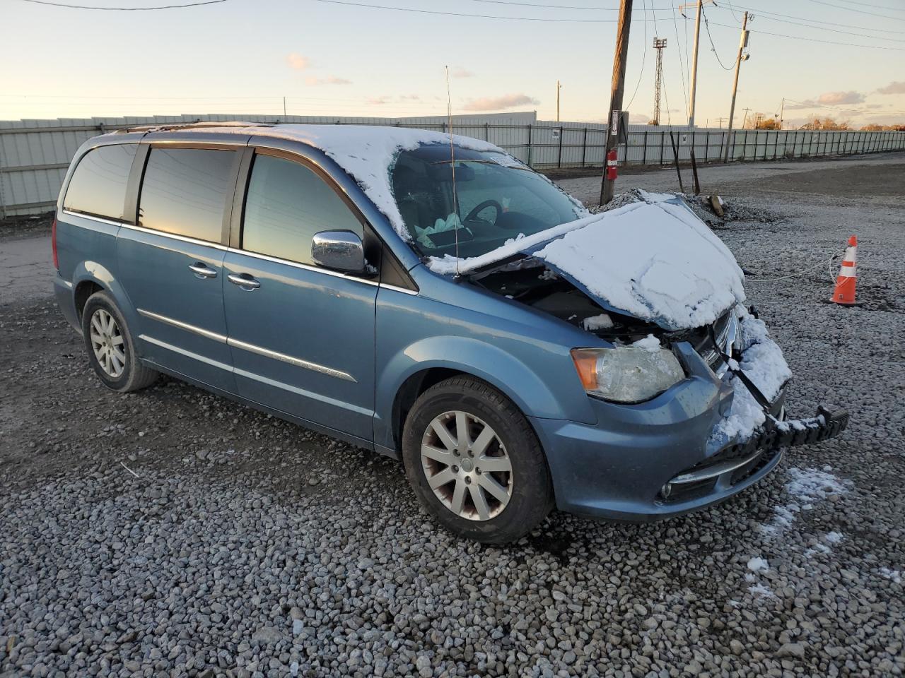 2012 Chrysler Town & Country Touring L Blue vin: 2C4RC1CG9CR117616