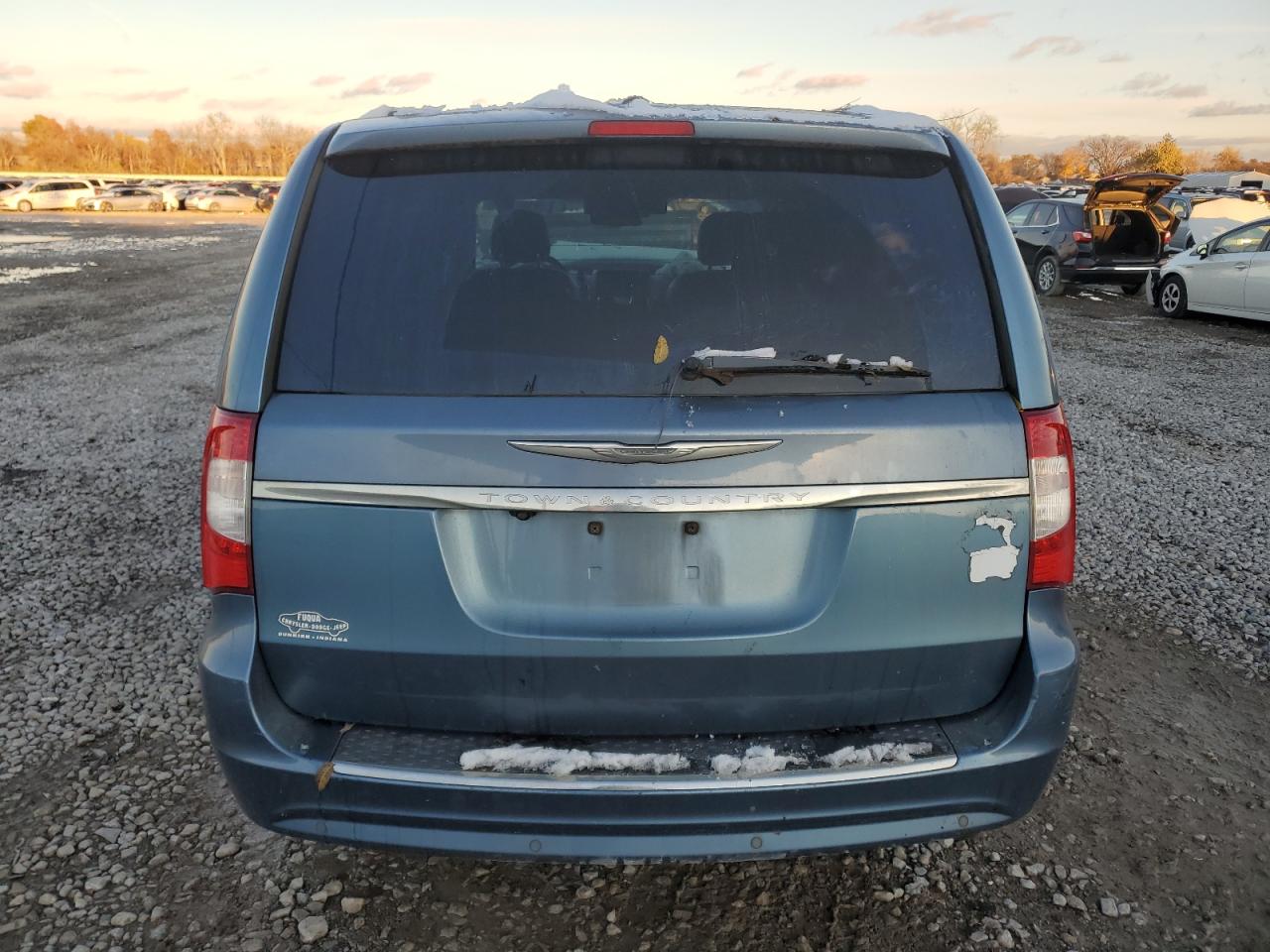 2012 Chrysler Town & Country Touring L Blue vin: 2C4RC1CG9CR117616