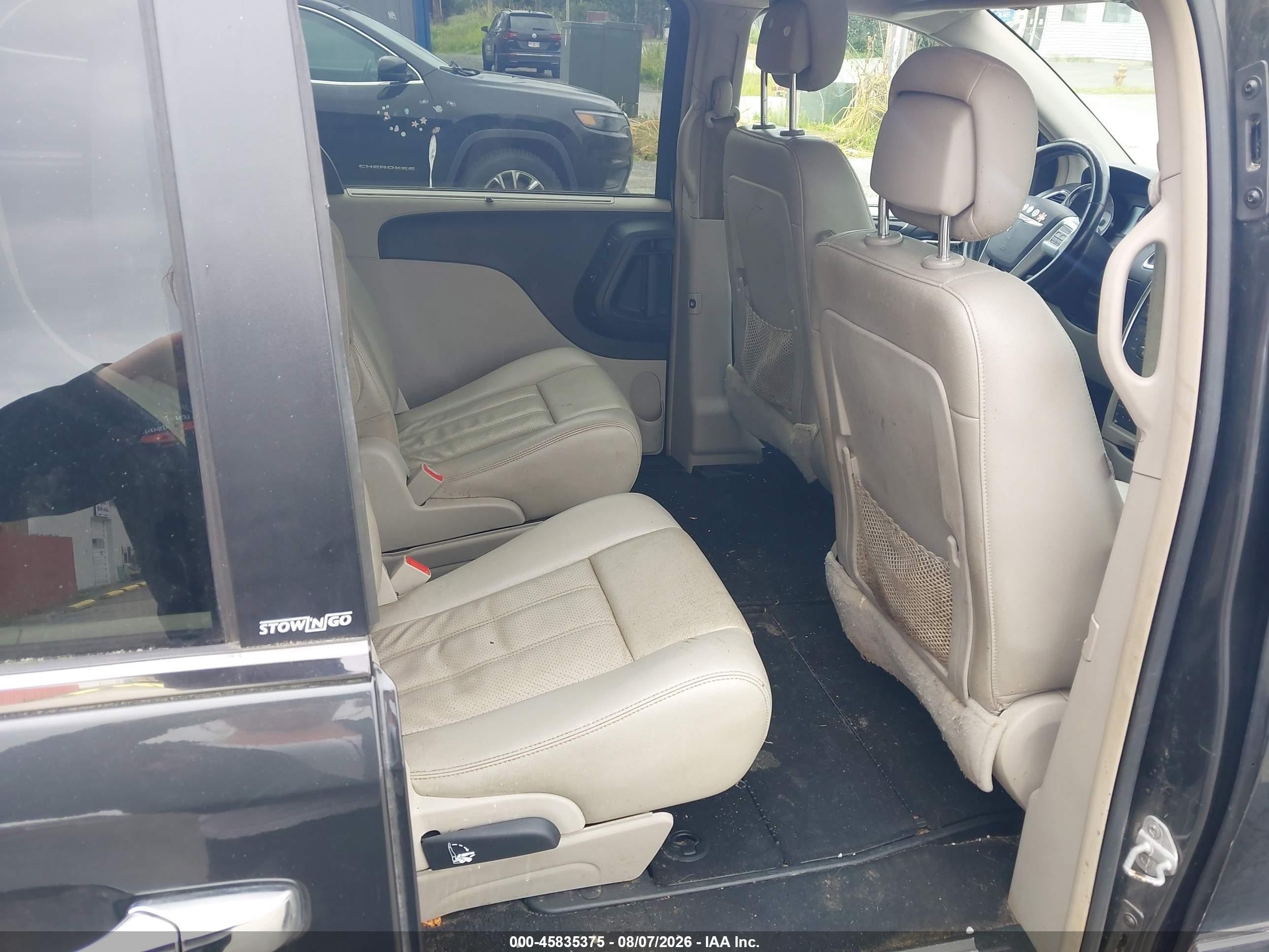 2012 Chrysler Town & Country Touring-l Gray vin: 2C4RC1CG9CR181882