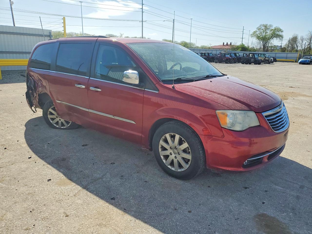 2012 Chrysler Town & Country Touring L Maroon vin: 2C4RC1CG9CR194695