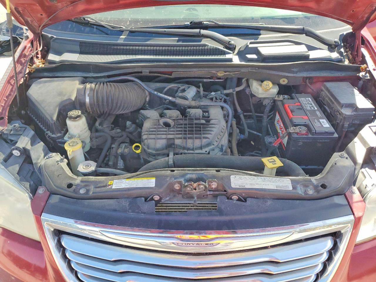 2012 Chrysler Town & Country Touring L Maroon vin: 2C4RC1CG9CR194695