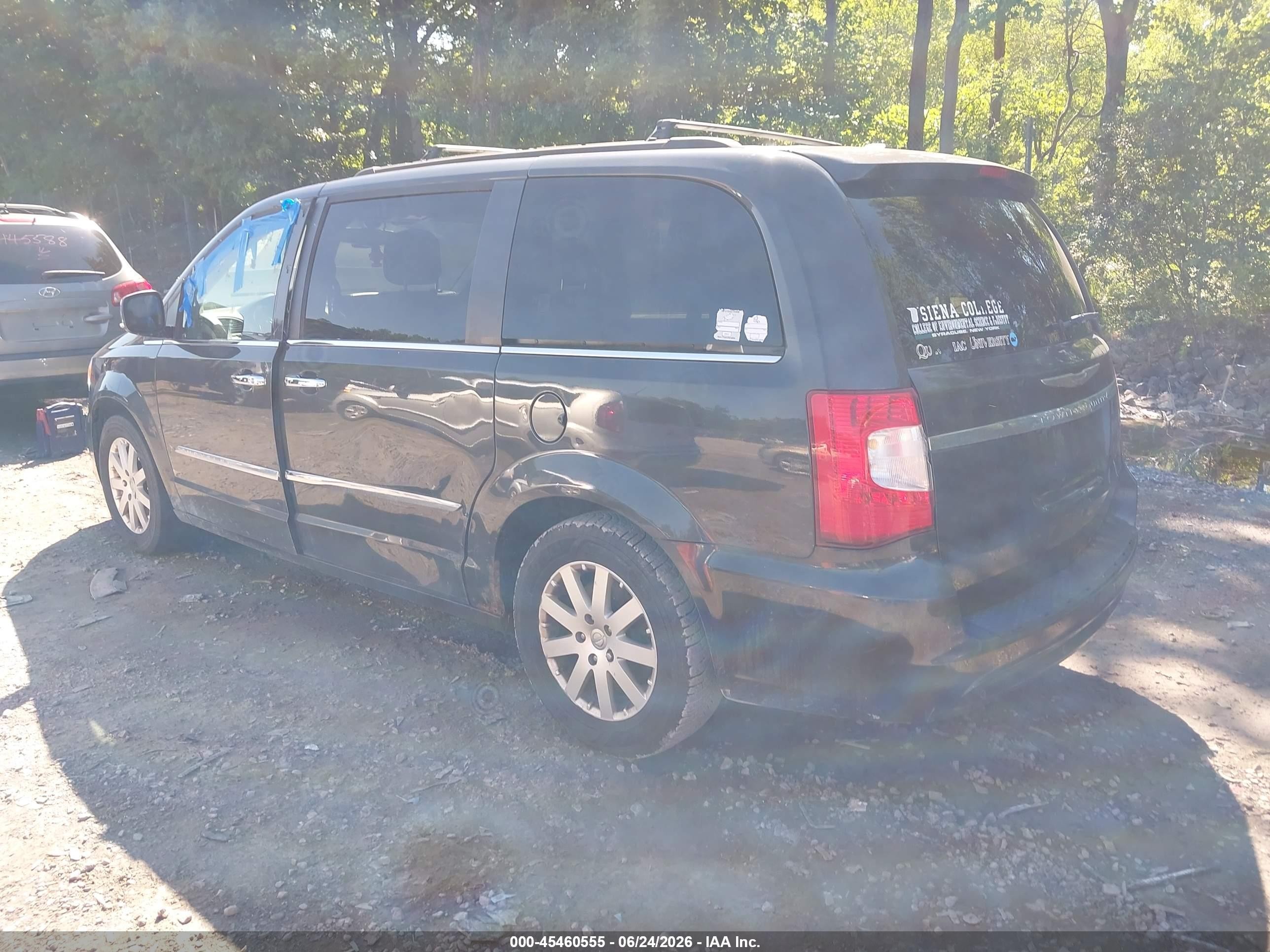 2012 Chrysler Town & Country Touring-l Blue vin: 2C4RC1CG9CR250487