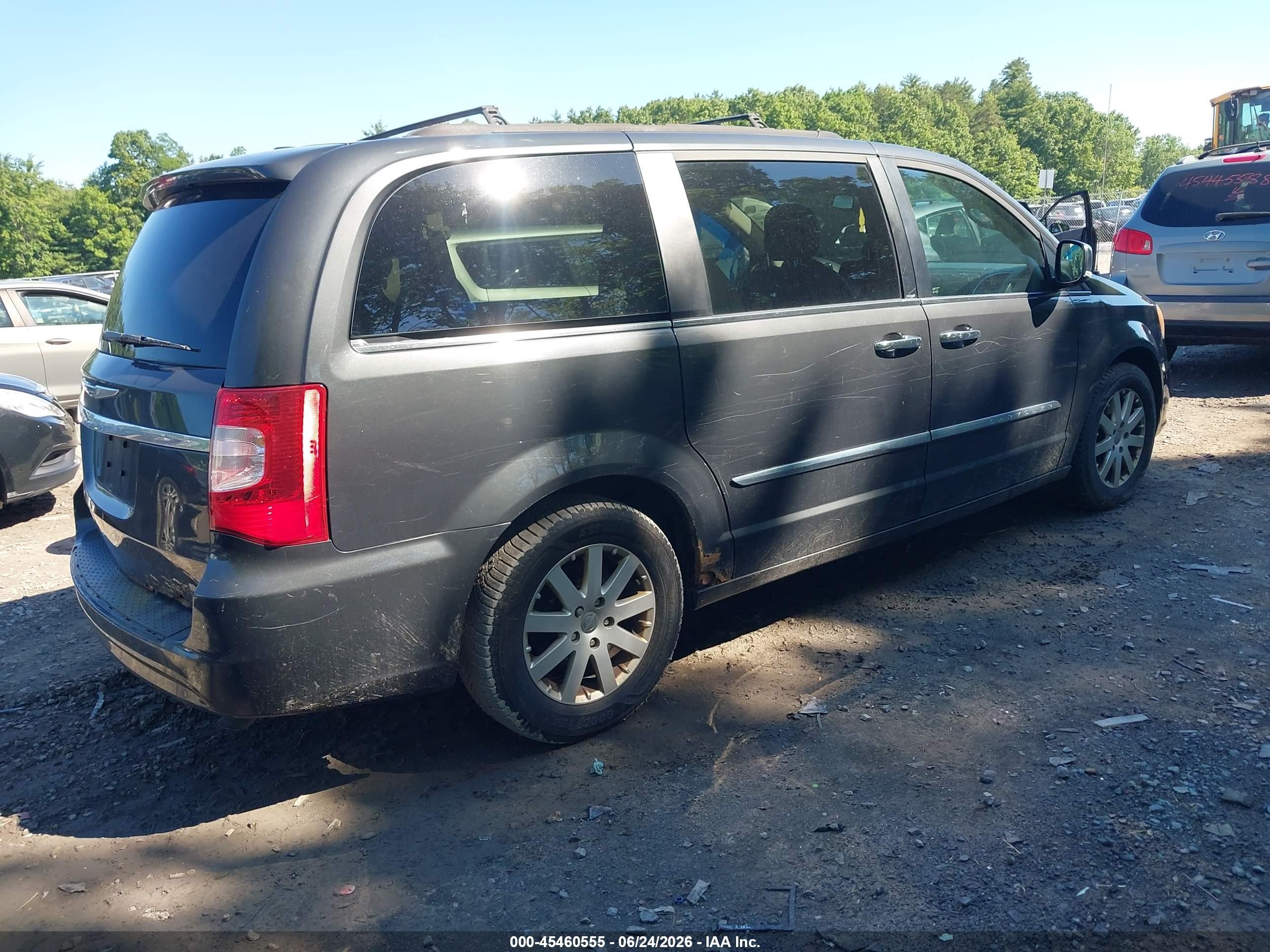 2012 Chrysler Town & Country Touring-l Blue vin: 2C4RC1CG9CR250487