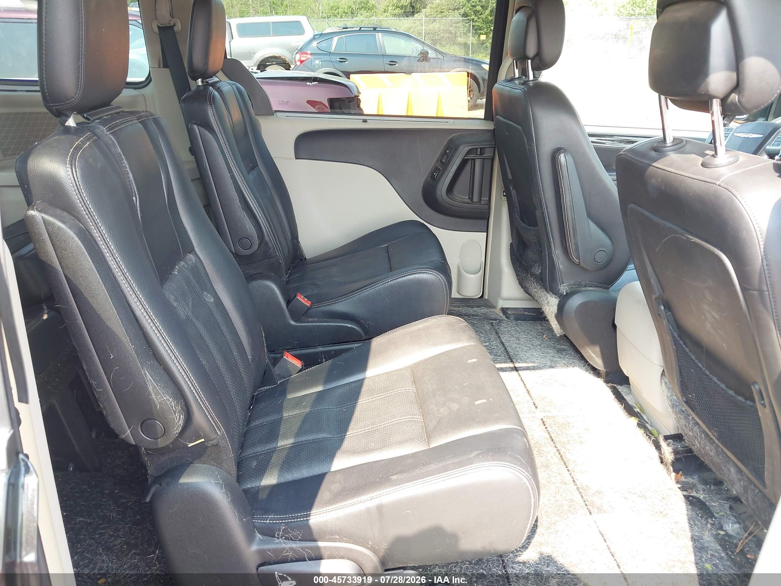 2012 Chrysler Town & Country Touring-l Black vin: 2C4RC1CG9CR413705