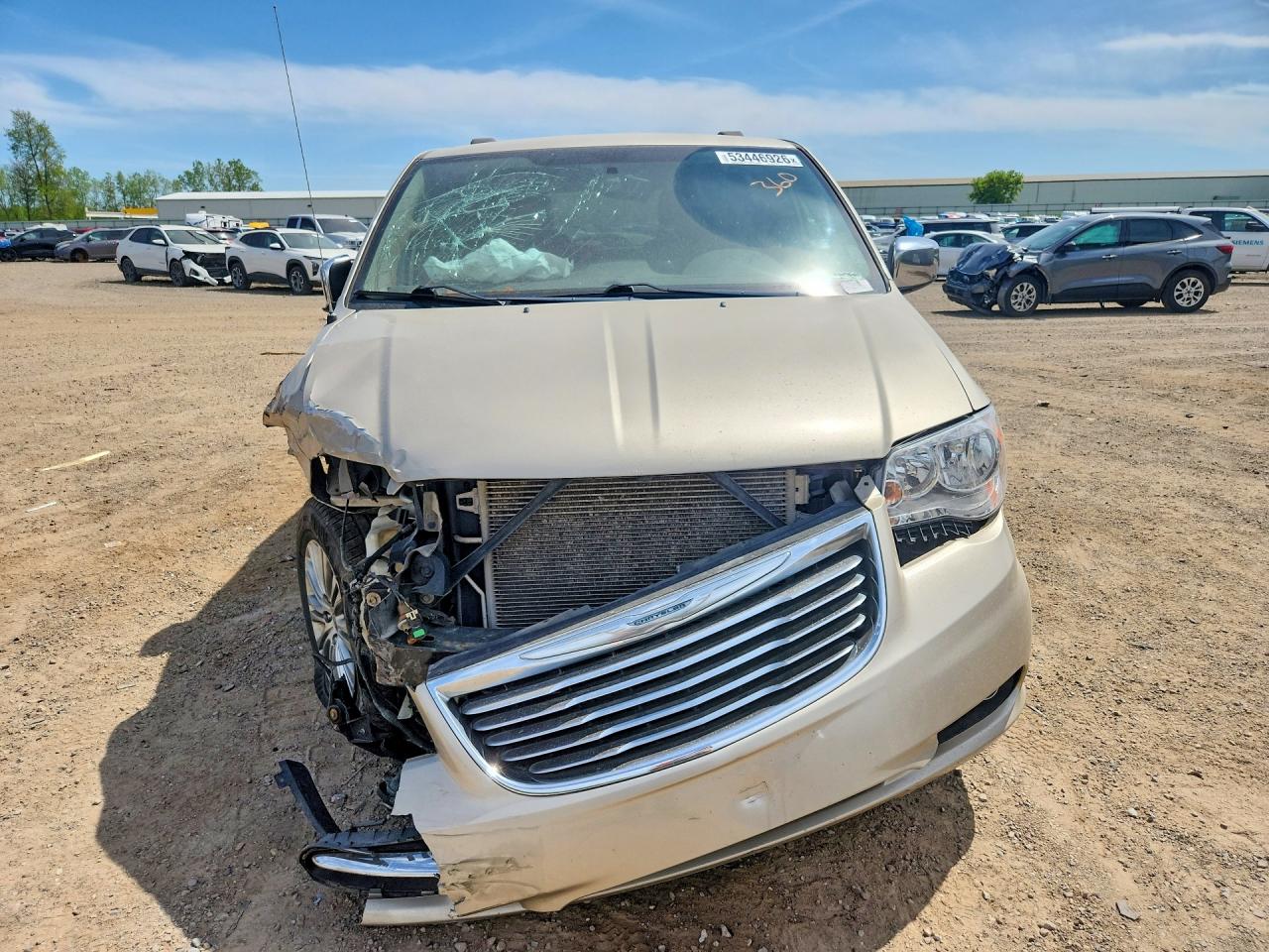 2013 Chrysler Town & Country Touring L Tan vin: 2C4RC1CG9DR558194