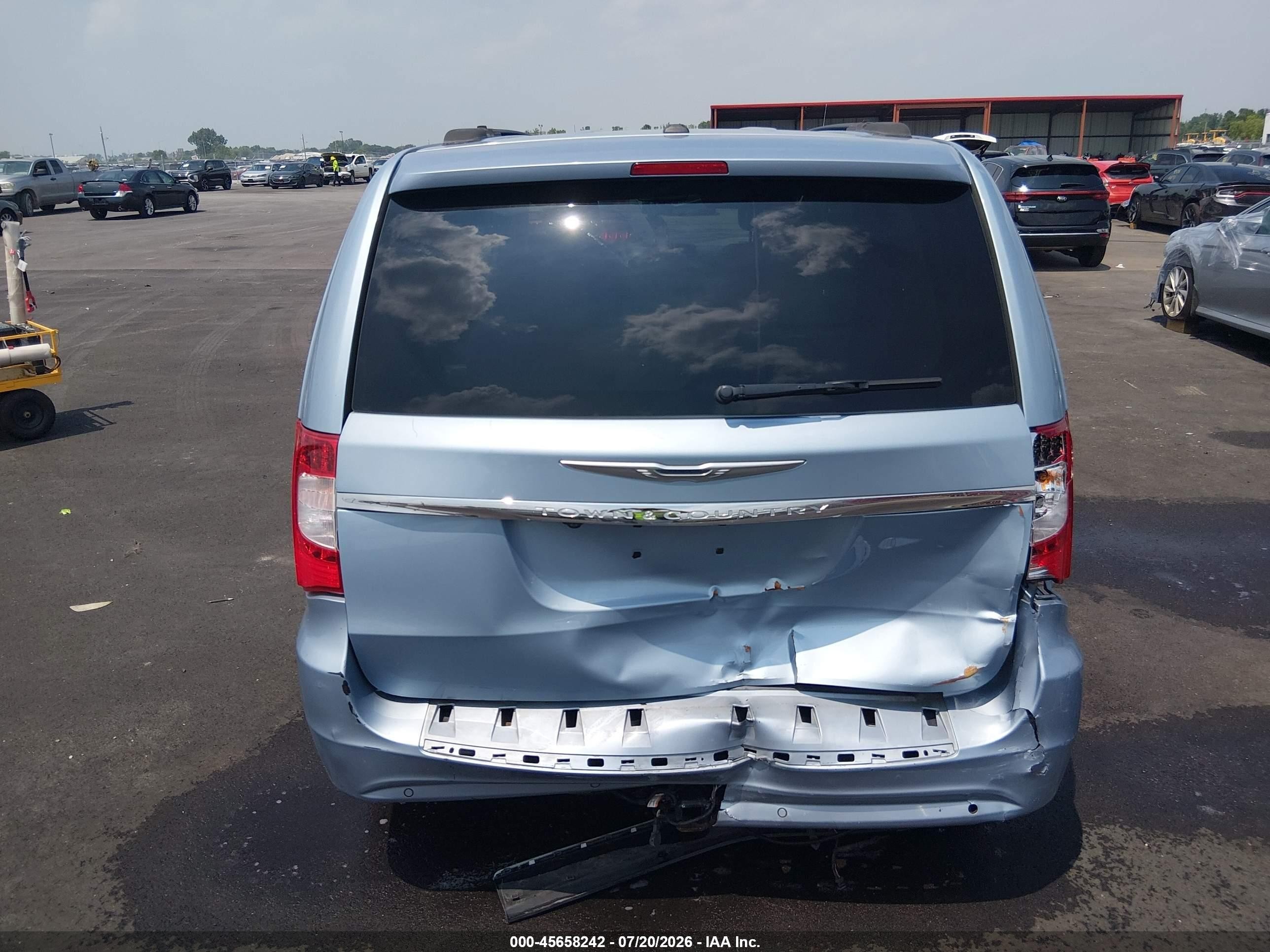 2013 Chrysler Town & Country Touring-l Blue vin: 2C4RC1CG9DR570720