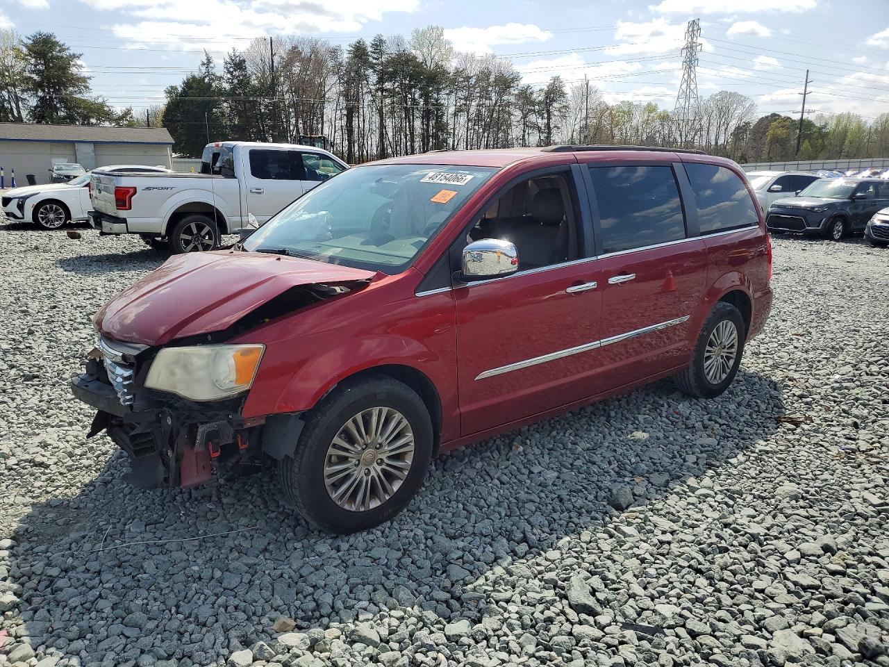 2013 Chrysler Town & Country Touring L Burgundy vin: 2C4RC1CG9DR736685