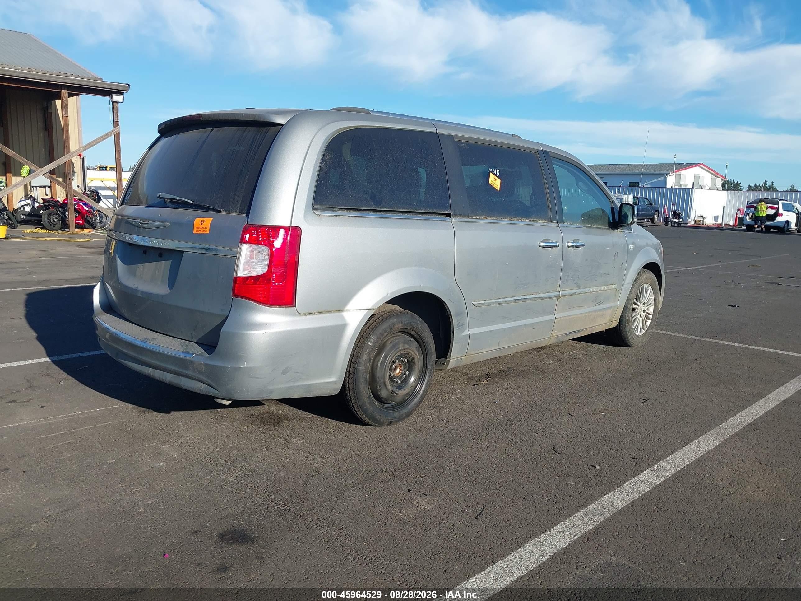 2014 Chrysler Town & Country Touring-l 30th Anniversary Серый vin: 2C4RC1CG9ER195963