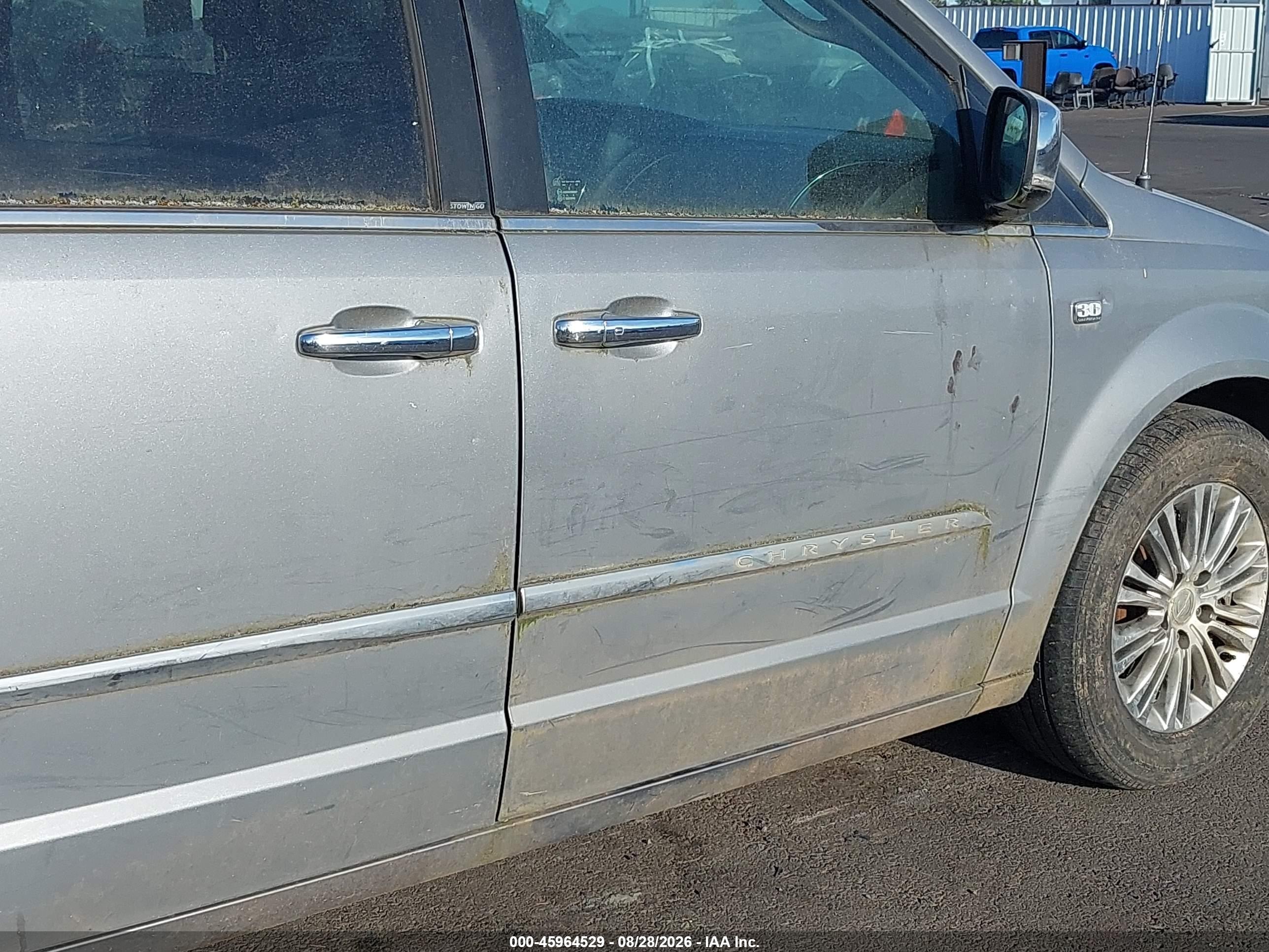2014 Chrysler Town & Country Touring-l 30th Anniversary Серый vin: 2C4RC1CG9ER195963