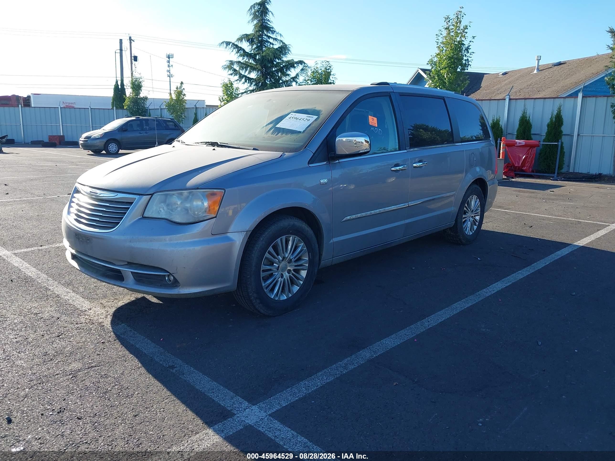 2014 Chrysler Town & Country Touring-l 30th Anniversary Серый vin: 2C4RC1CG9ER195963