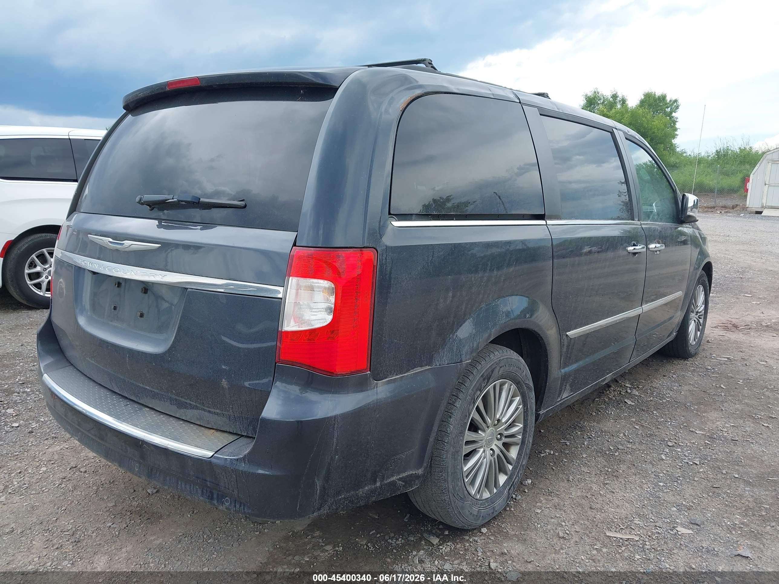 2014 Chrysler Town & Country Touring-l Black vin: 2C4RC1CG9ER232543