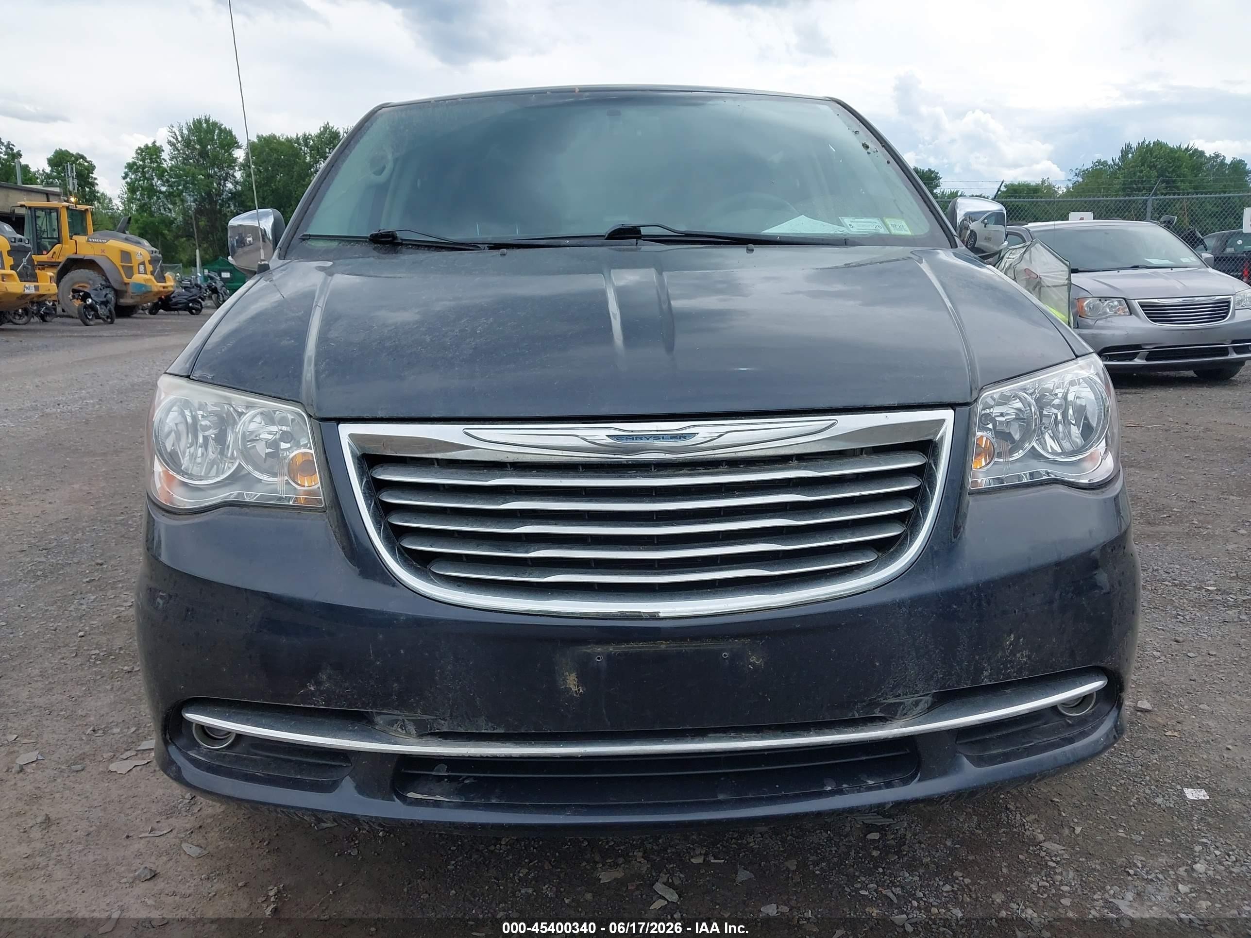 2014 Chrysler Town & Country Touring-l Black vin: 2C4RC1CG9ER232543
