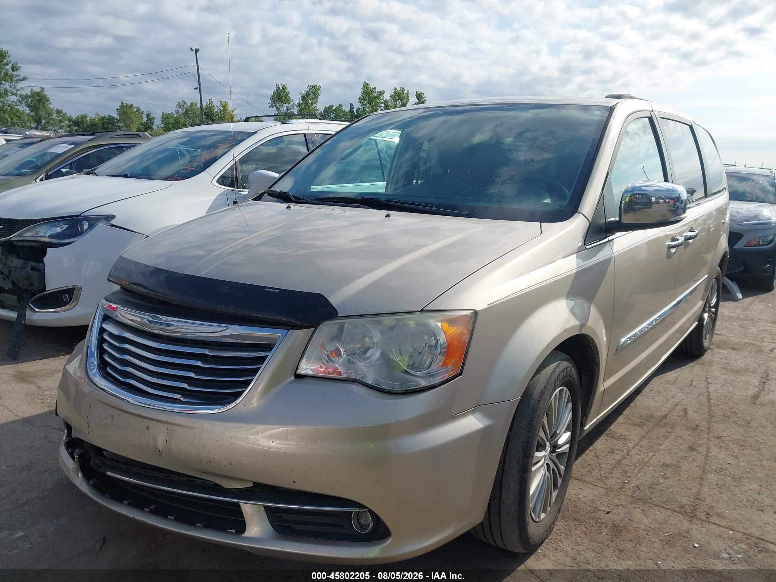 2014 Chrysler Town & Country Touring-l Gold vin: 2C4RC1CG9ER284982