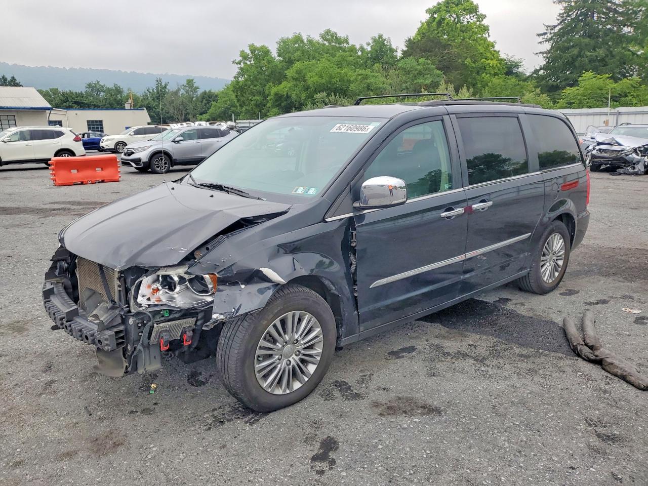 2014 Chrysler Town & Country Touring L Черный vin: 2C4RC1CG9ER454645