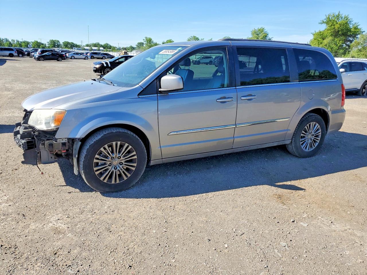 2014 Chrysler Town & Country Touring L Серебряный vin: 2C4RC1CG9ER461028