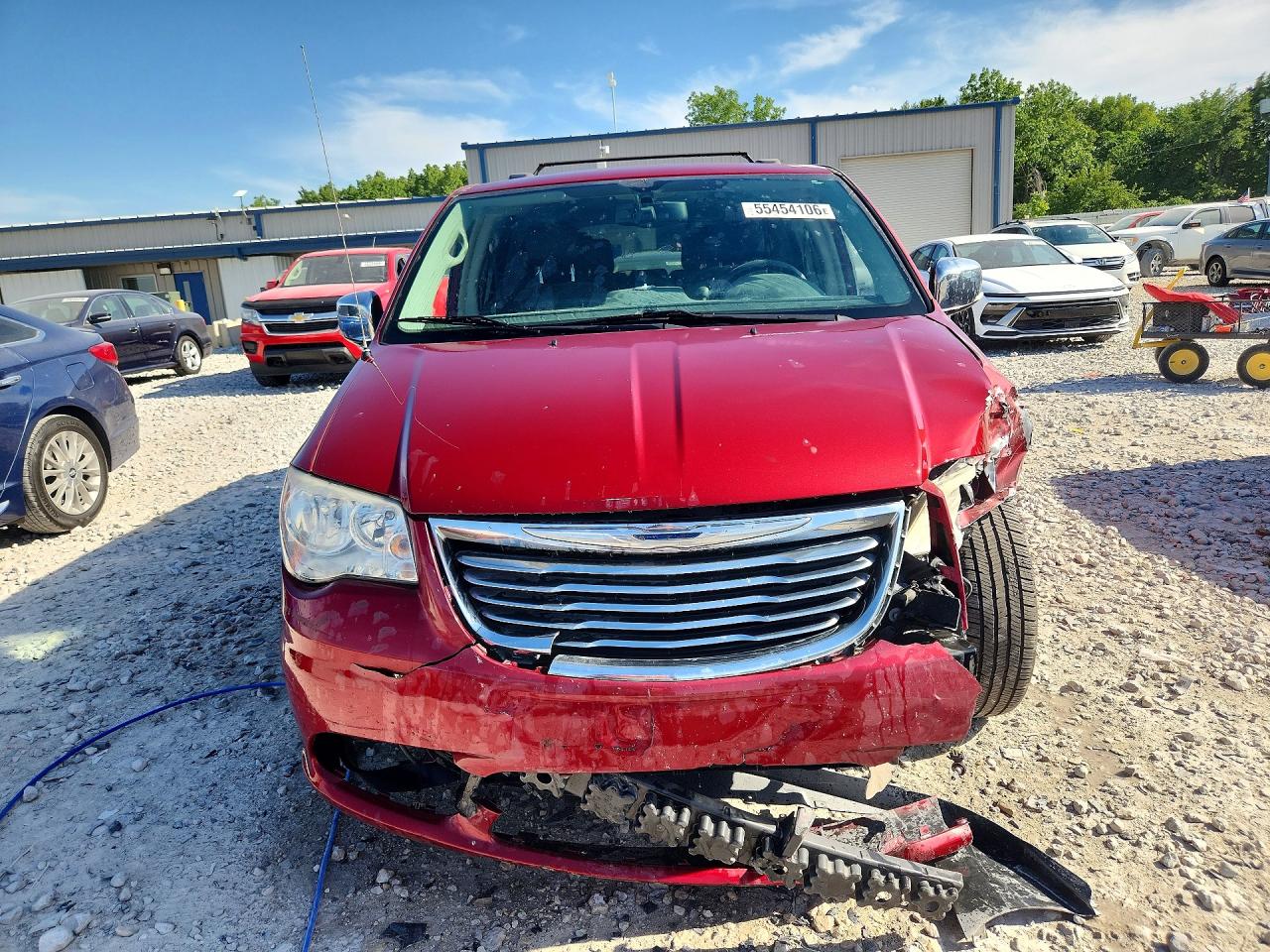 2014 Chrysler Town & Country Touring L Red vin: 2C4RC1CG9ER467010