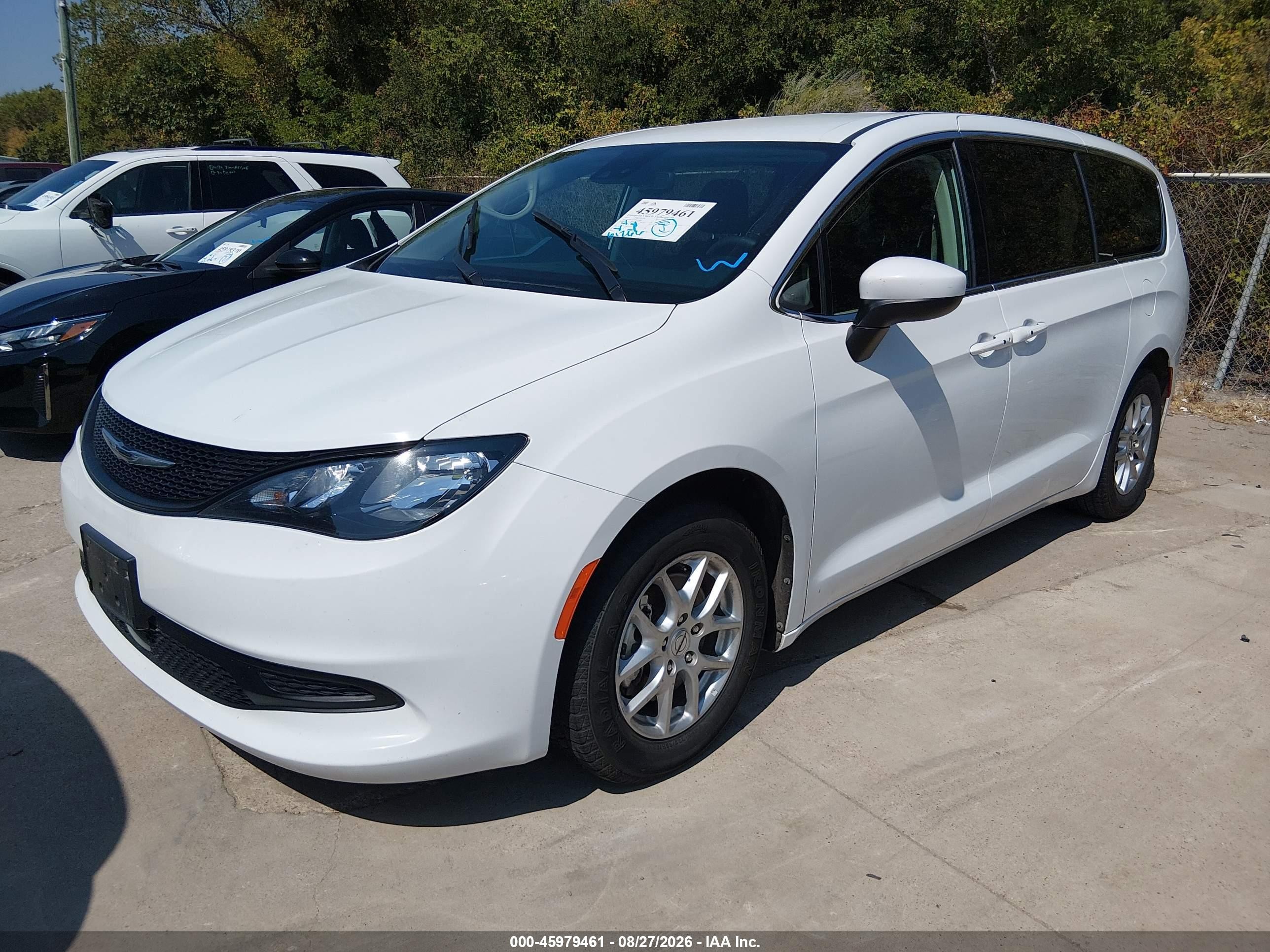 2023 Chrysler Voyager Lx White vin: 2C4RC1CG9PR596805