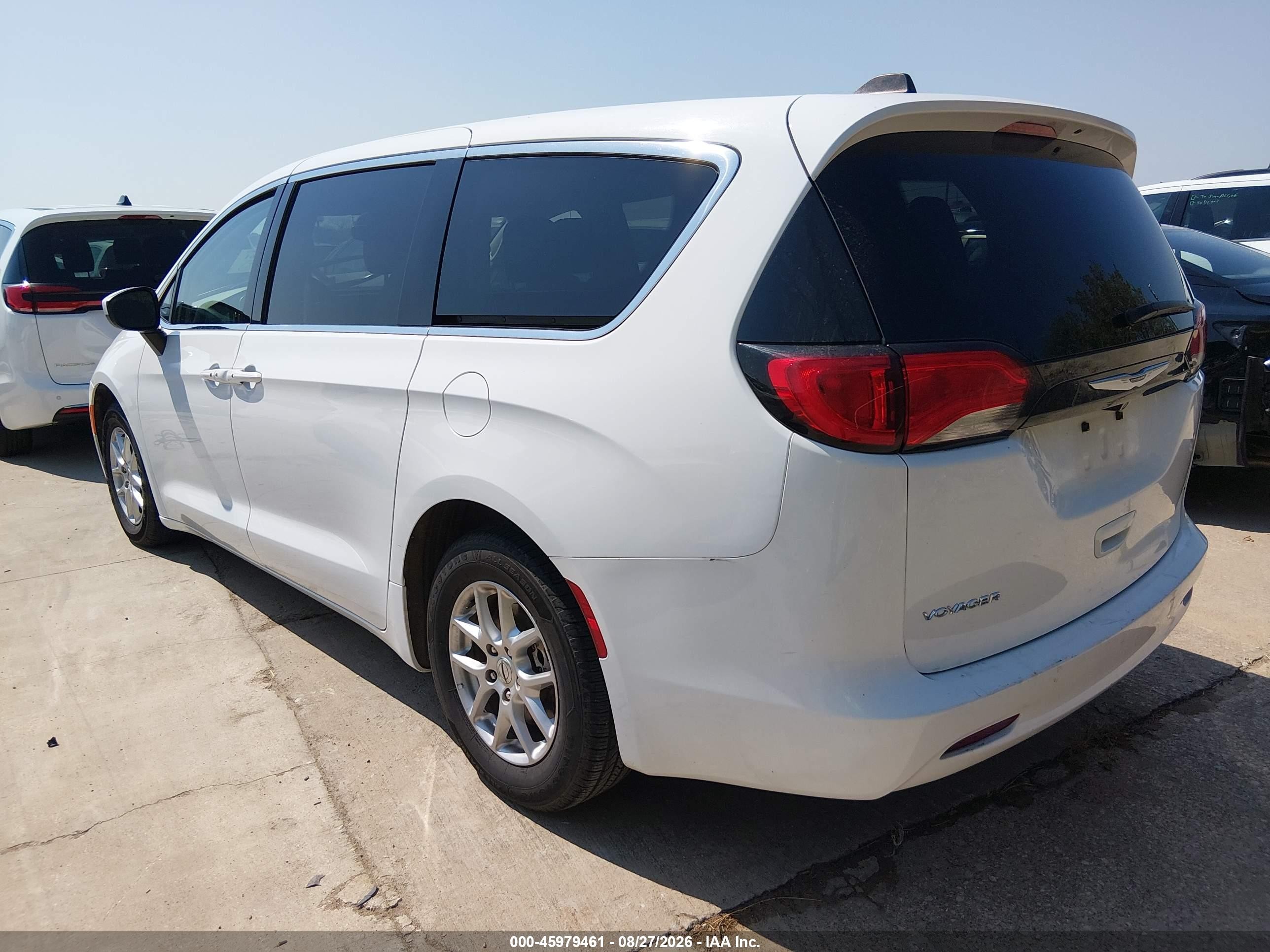 2023 Chrysler Voyager Lx White vin: 2C4RC1CG9PR596805