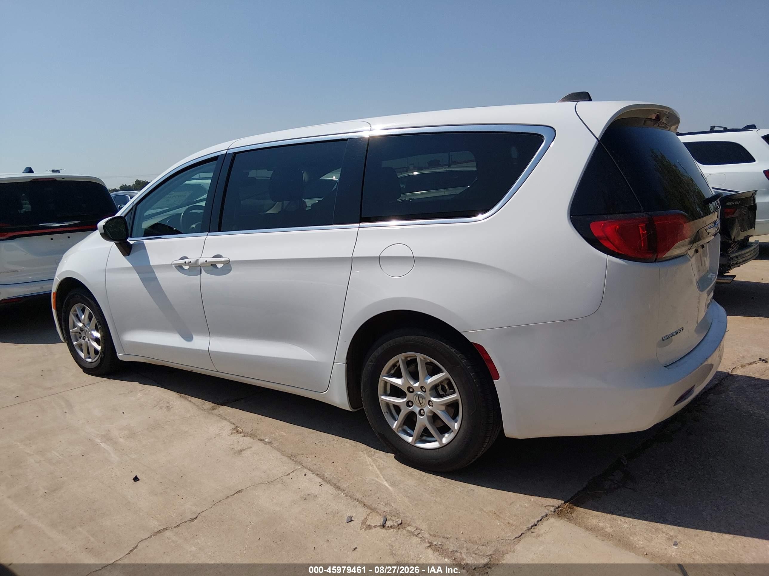 2023 Chrysler Voyager Lx White vin: 2C4RC1CG9PR596805