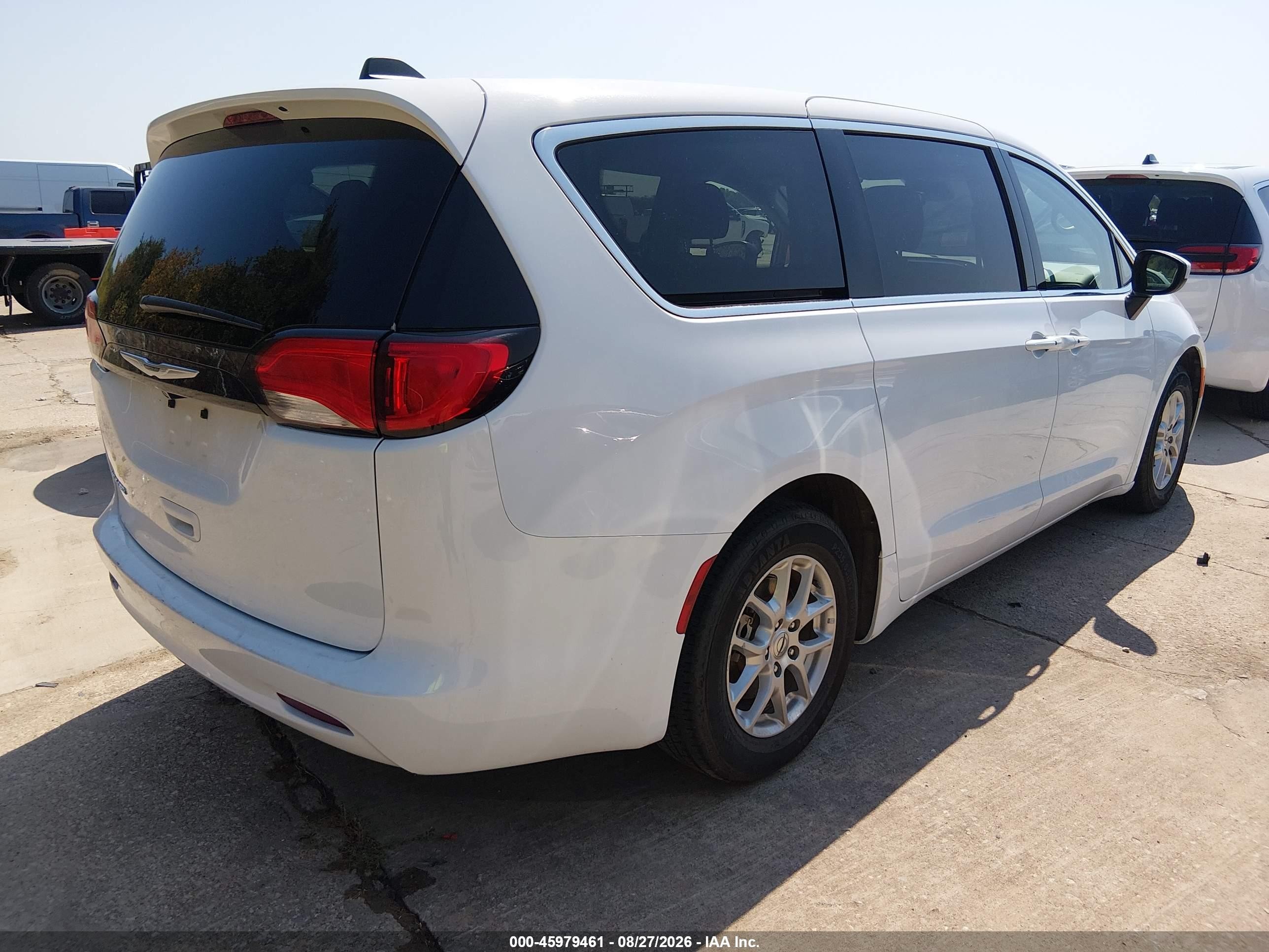 2023 Chrysler Voyager Lx White vin: 2C4RC1CG9PR596805