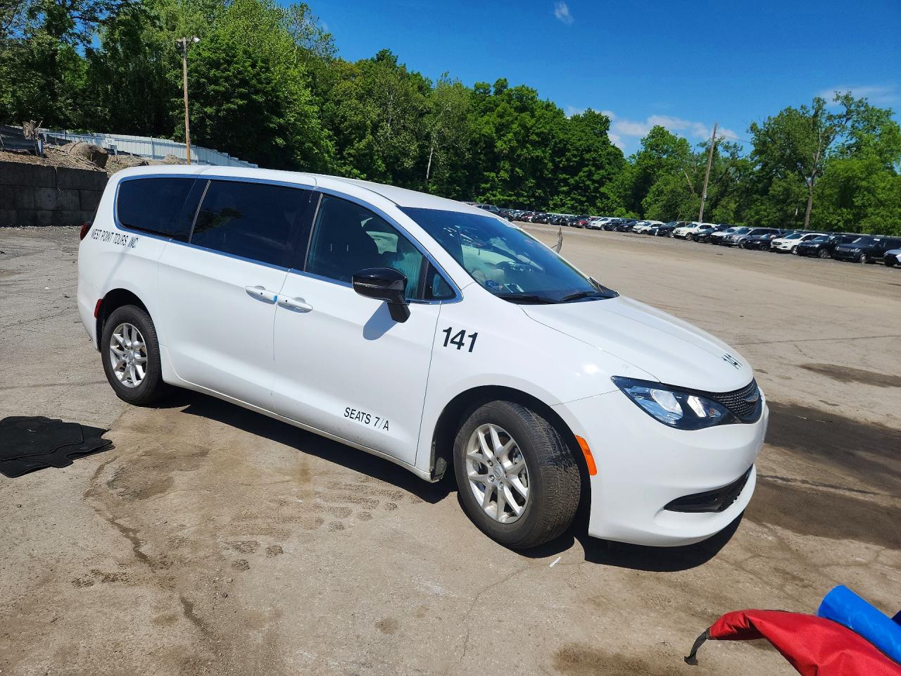 2025 Chrysler Voyager Lx White vin: 2C4RC1CG9SR614051