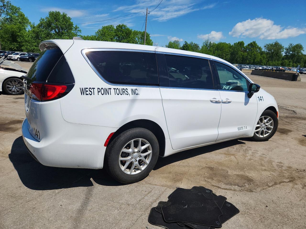 2025 Chrysler Voyager Lx White vin: 2C4RC1CG9SR614051