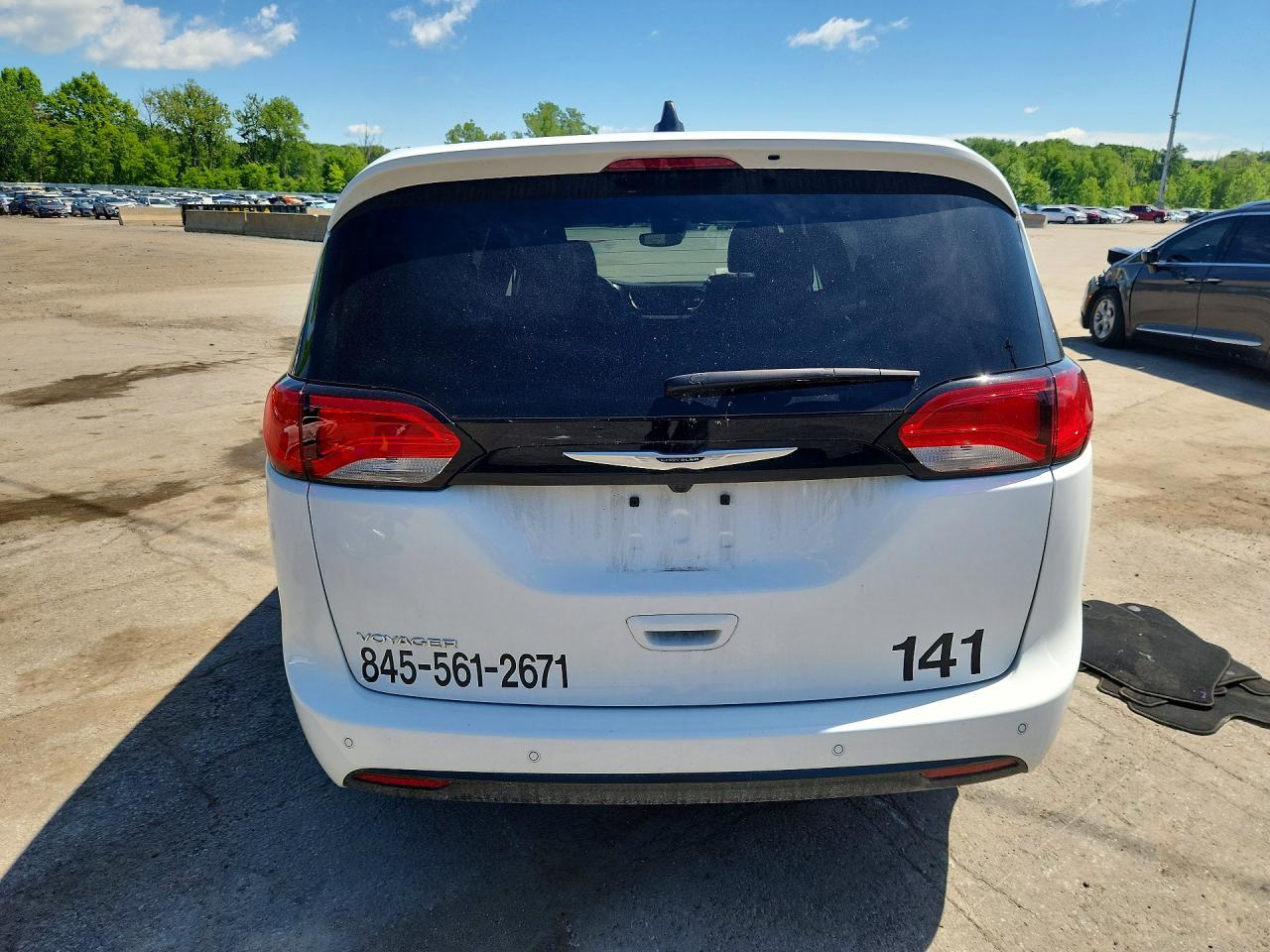 2025 Chrysler Voyager Lx White vin: 2C4RC1CG9SR614051