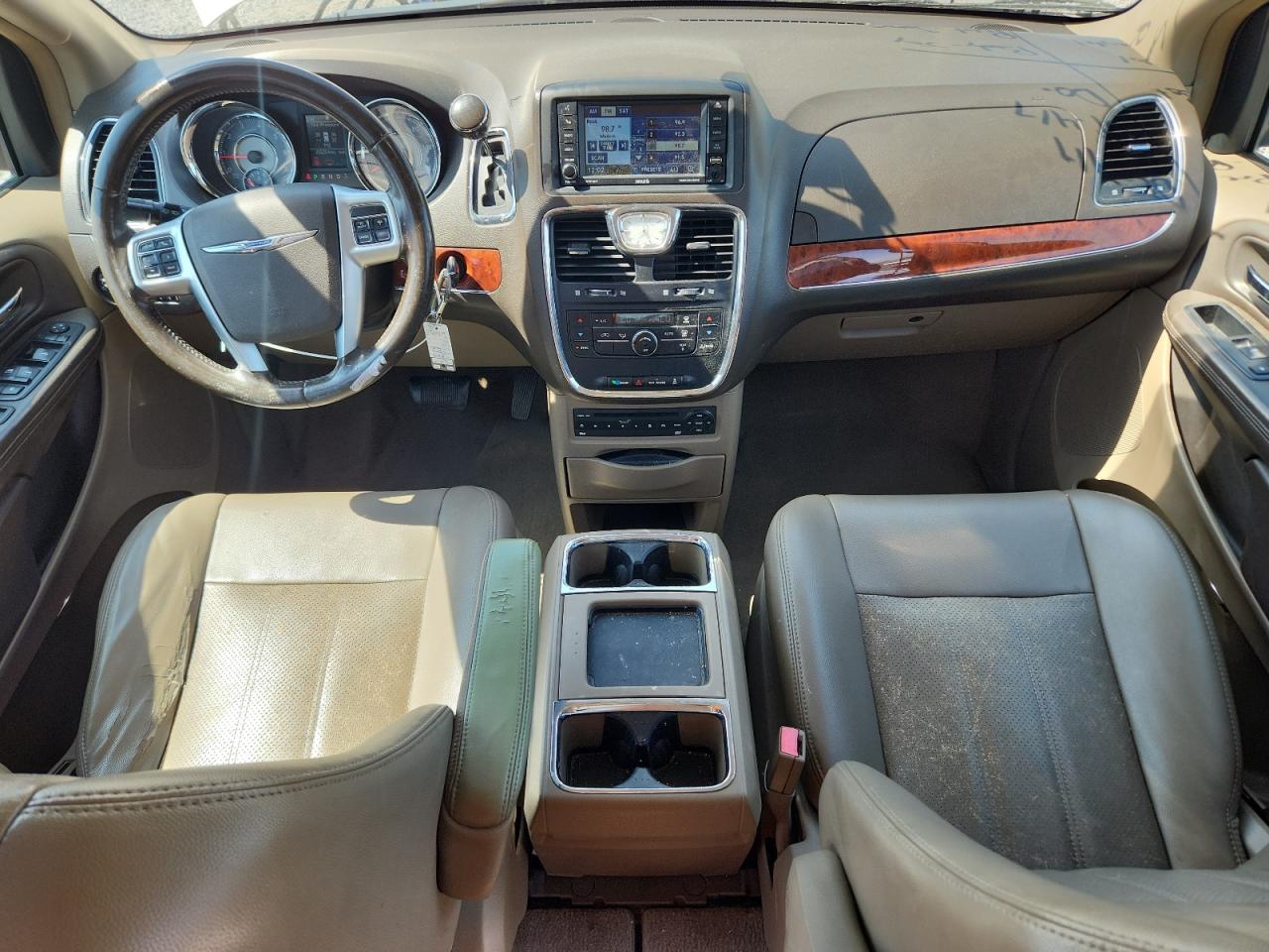 2012 Chrysler Town & Country Touring L Cream vin: 2C4RC1CGXCR146090