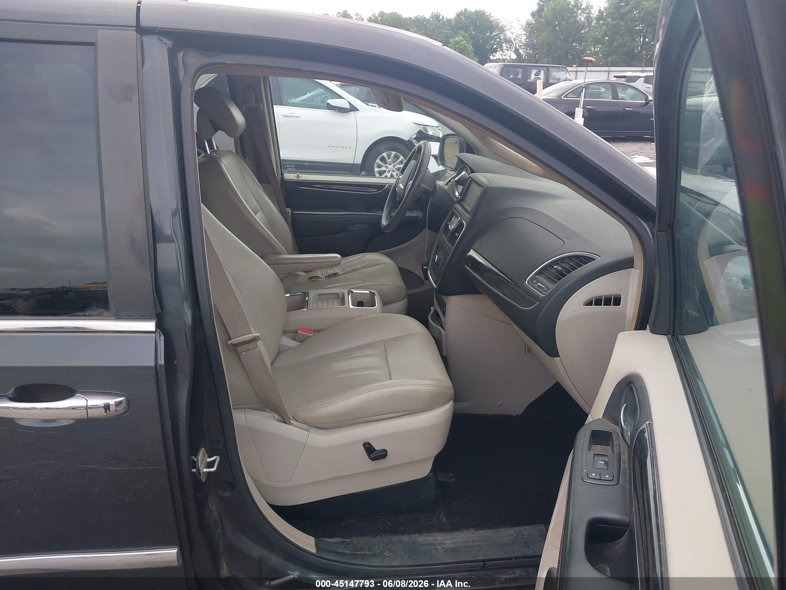 2012 Chrysler Town & Country Touring-l Gray vin: 2C4RC1CGXCR170700