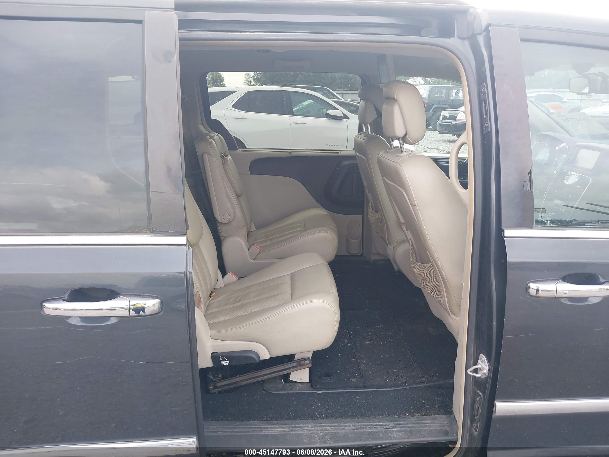 2012 Chrysler Town & Country Touring-l Gray vin: 2C4RC1CGXCR170700