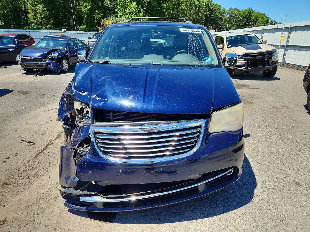 2013 Chrysler Town & Country Touring L Blue vin: 2C4RC1CGXDR623151