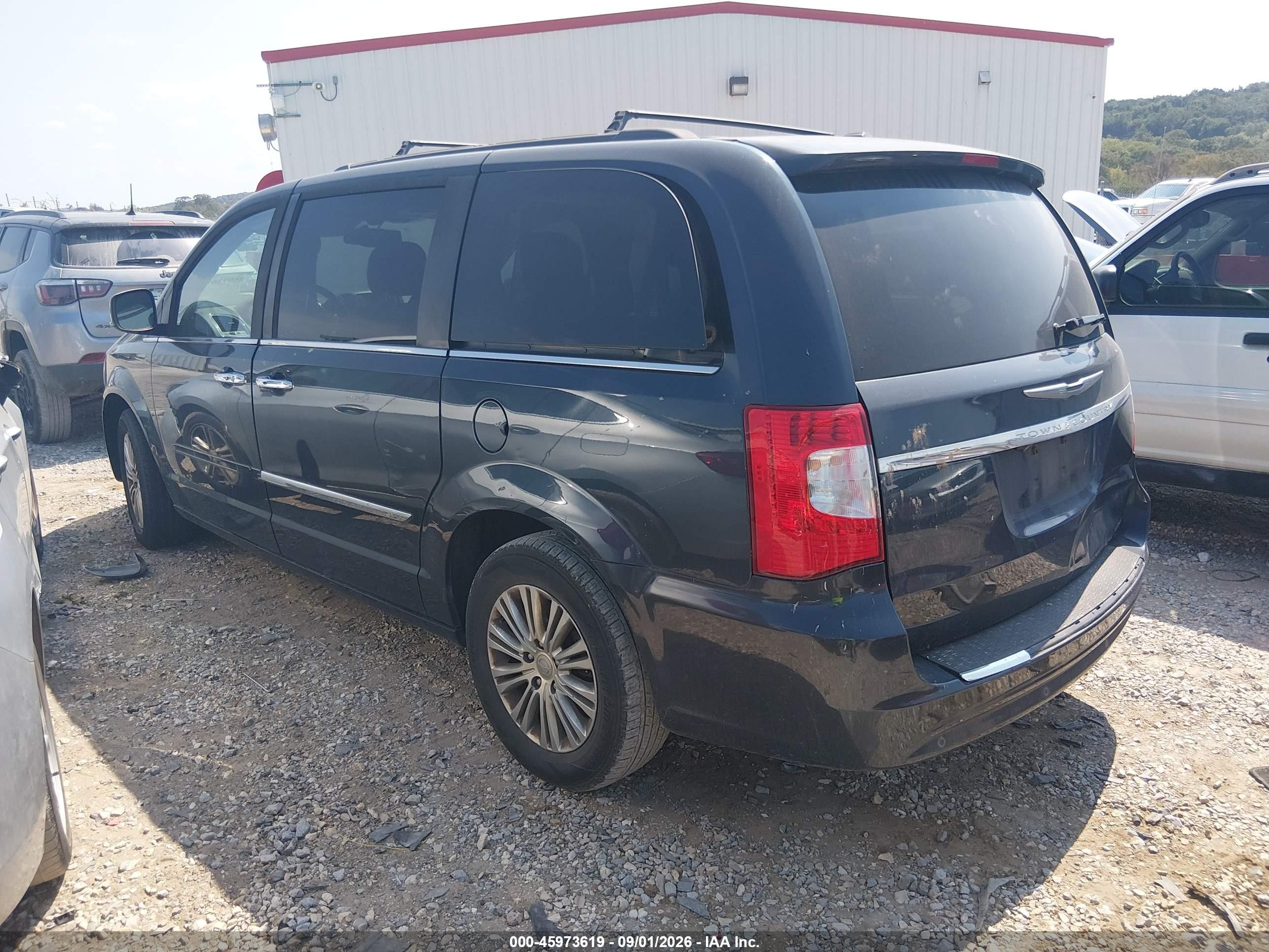 2013 Chrysler Town & Country Touring-l Серый vin: 2C4RC1CGXDR692020